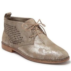 Trask brand/ Addy Pewter Italian Suede Boot bootie